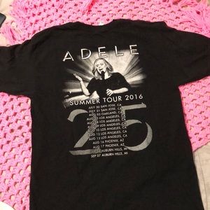Adele Live 2016 Tour Concert T-shirt